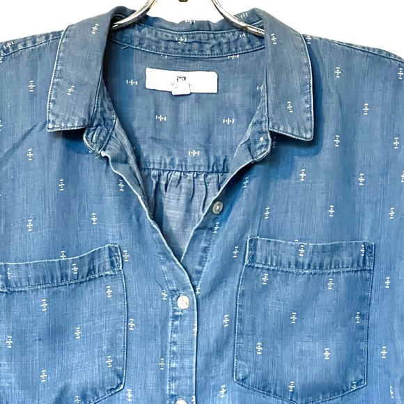 Thread & Supply Chambray Button Down Dress Size Small - Picture 4 of 8